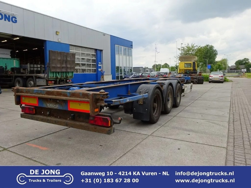 Renders Container chassis / BPW + Drum / 40 FT - Container transporter/ Swap body semi-trailer: picture 1 Renders Container chassis / BPW + Drum / 40 FT - Container transporter/ Swap body semi-trailer: picture 1