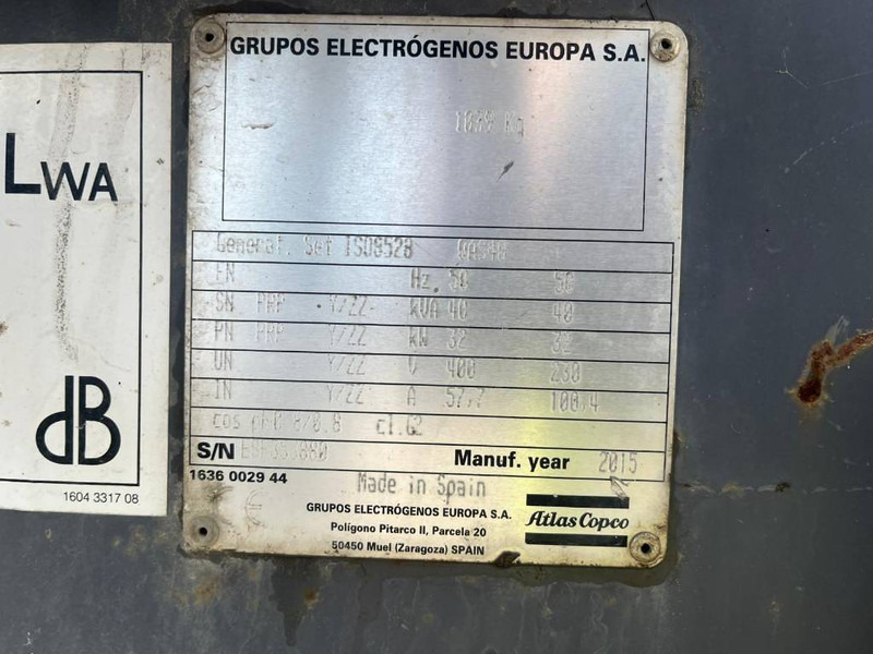 Atlas-Copco QAS 40 - Generator set: picture 5 Atlas-Copco QAS 40 - Generator set: picture 5