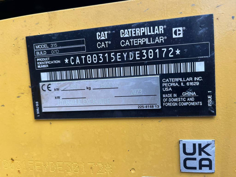 Cat 315 - Crawler excavator: picture 5 Cat 315 - Crawler excavator: picture 5