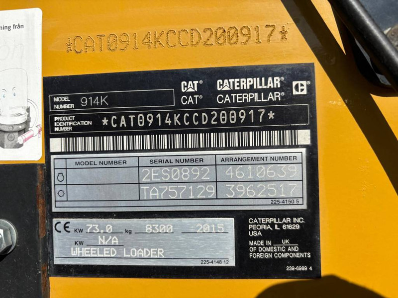 Cat 914 K - Wheel loader: picture 5 Cat 914 K - Wheel loader: picture 5