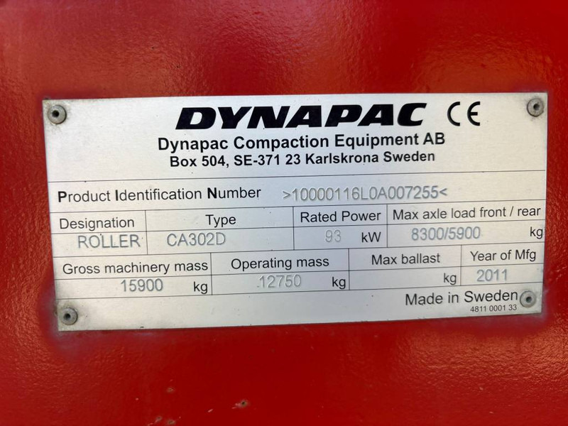 Dynapac CA 302 D - Roller: picture 5 Dynapac CA 302 D - Roller: picture 5