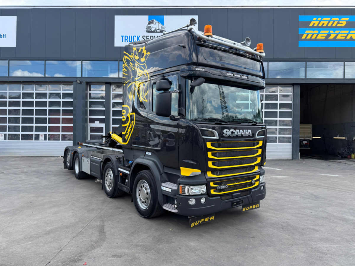 SCANIA R580 8x2 Nencki Hooklift - Hook lift truck: picture 3 SCANIA R580 8x2 Nencki Hooklift - Hook lift truck: picture 3