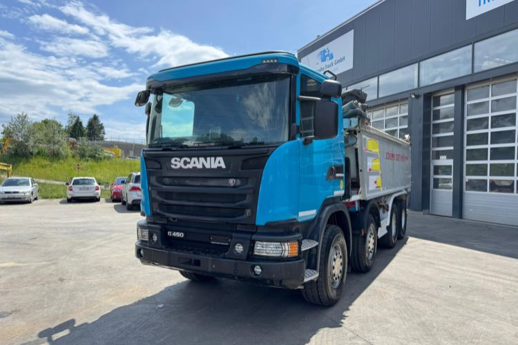 Scania G450 8x4 Abschiebemulde (no tipper) - Tipper: picture 1 Scania G450 8x4 Abschiebemulde (no tipper) - Tipper: picture 1