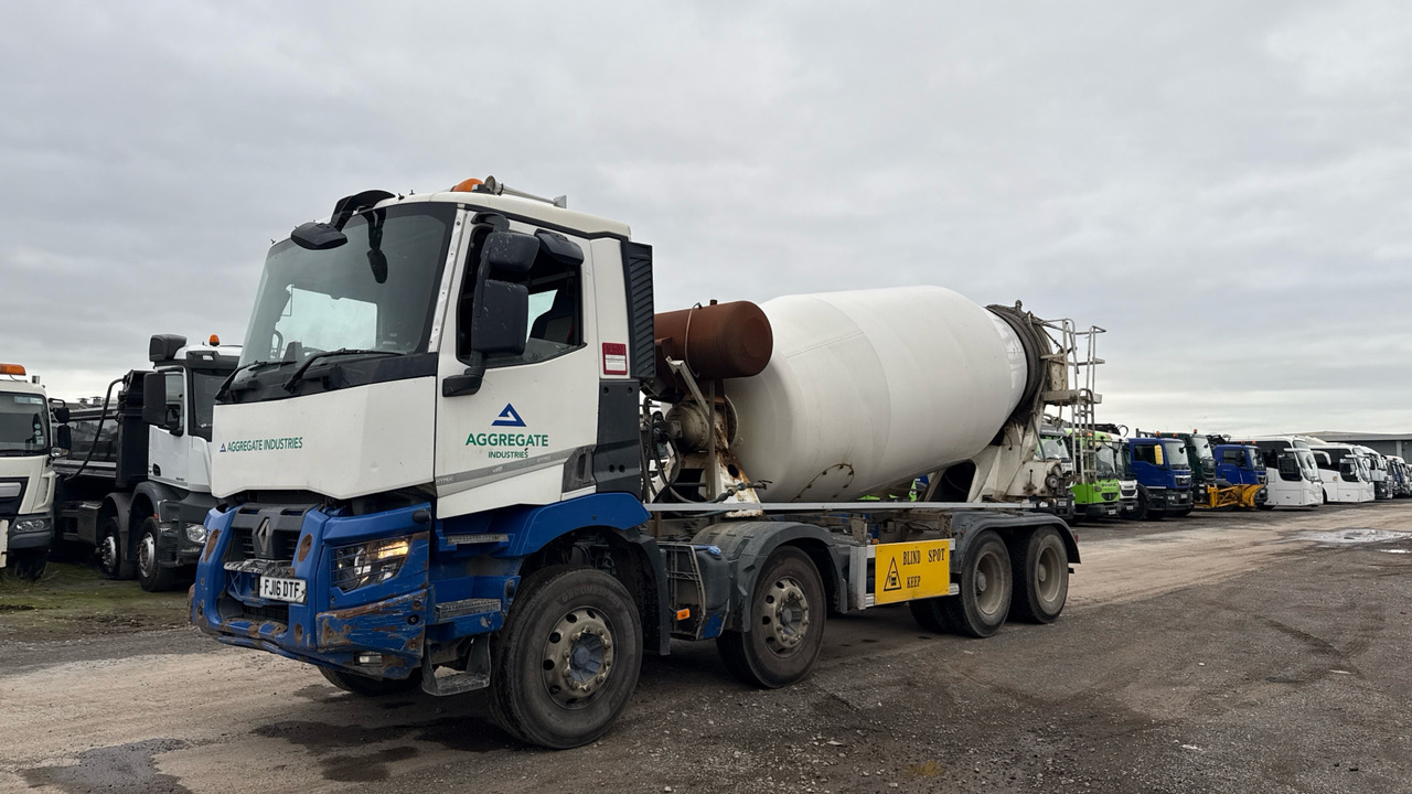 RENAULT C 460 - Concrete mixer truck: picture 2 RENAULT C 460 - Concrete mixer truck: picture 2