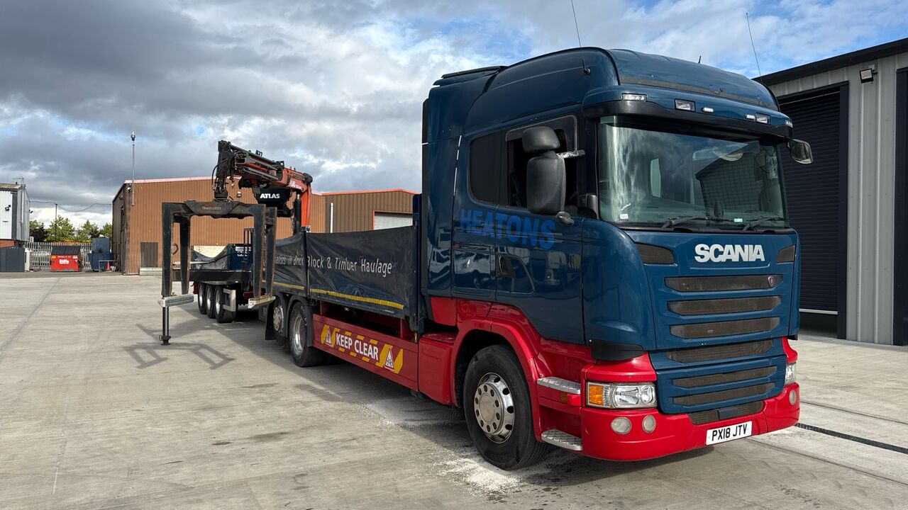 SCANIA R DRAWBAR RIG - Dropside/ Flatbed truck: picture 1 SCANIA R DRAWBAR RIG - Dropside/ Flatbed truck: picture 1