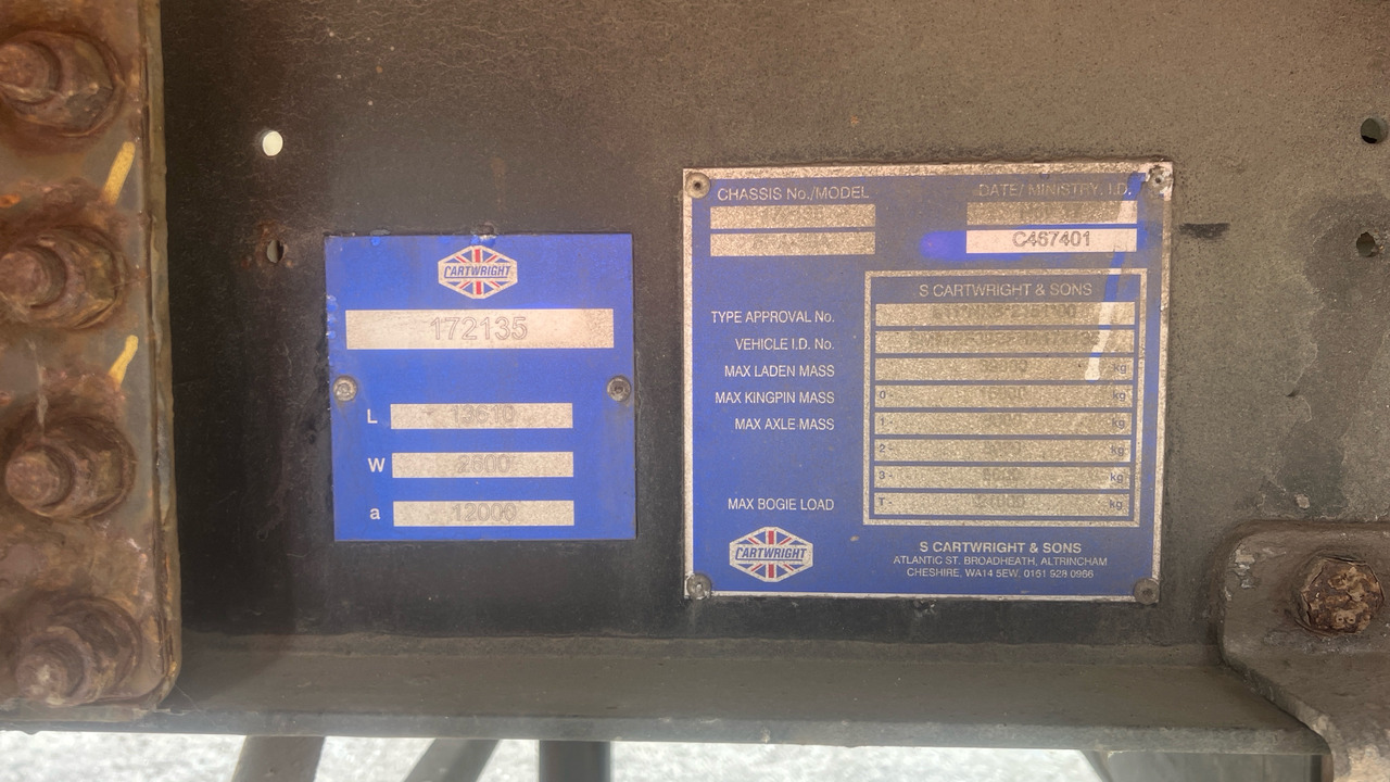 Trailer CARTWRIGHT FRIDGE BOX: picture 11