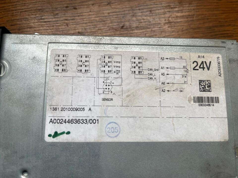 Mercedes Actros MP4 Tachograph A0024463633 - Tachograph for Truck: picture 2 Mercedes Actros MP4 Tachograph A0024463633 - Tachograph for Truck: picture 2