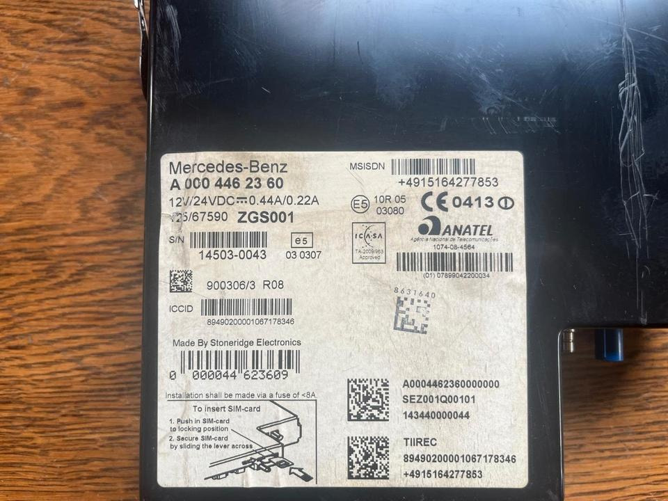 Mercedes-Benz Actros MP4 Tachograph FLEETBOARD A0004462360 - Tachograph for Truck: picture 2 Mercedes-Benz Actros MP4 Tachograph FLEETBOARD A0004462360 - Tachograph for Truck: picture 2