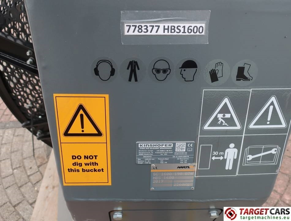 New Sorting bucket Hartl HBS 1600 Screening DKS40HD Bucket 160cm 22~40T NEW: picture 16 New Sorting bucket Hartl HBS 1600 Screening DKS40HD Bucket 160cm 22~40T NEW: picture 16