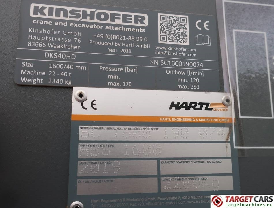 New Sorting bucket Hartl HBS 1600 Screening DKS40HD Bucket 160cm 22~40T NEW: picture 10 New Sorting bucket Hartl HBS 1600 Screening DKS40HD Bucket 160cm 22~40T NEW: picture 10