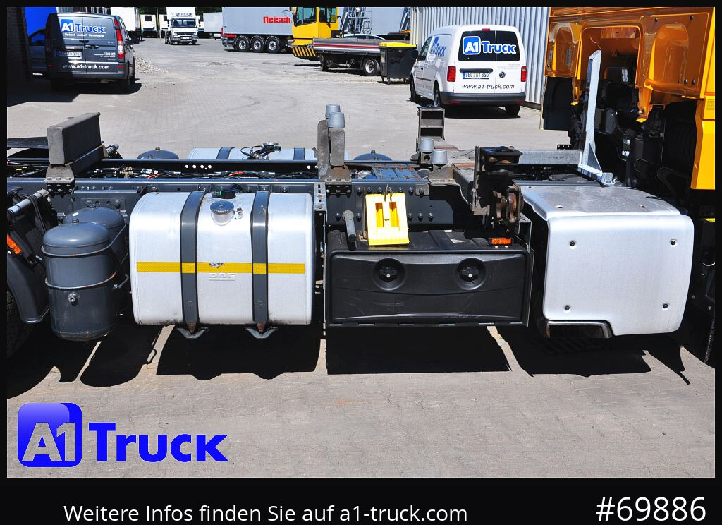 Container transporter/ Swap body truck DAF XF 480, MultiBDF, 7,45, Standklima, LBW,: picture 15