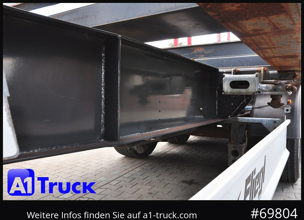 Timber semi-trailer FLIEGL SDS01, Langholz, Containeraufbau, Liftachse,: picture 15