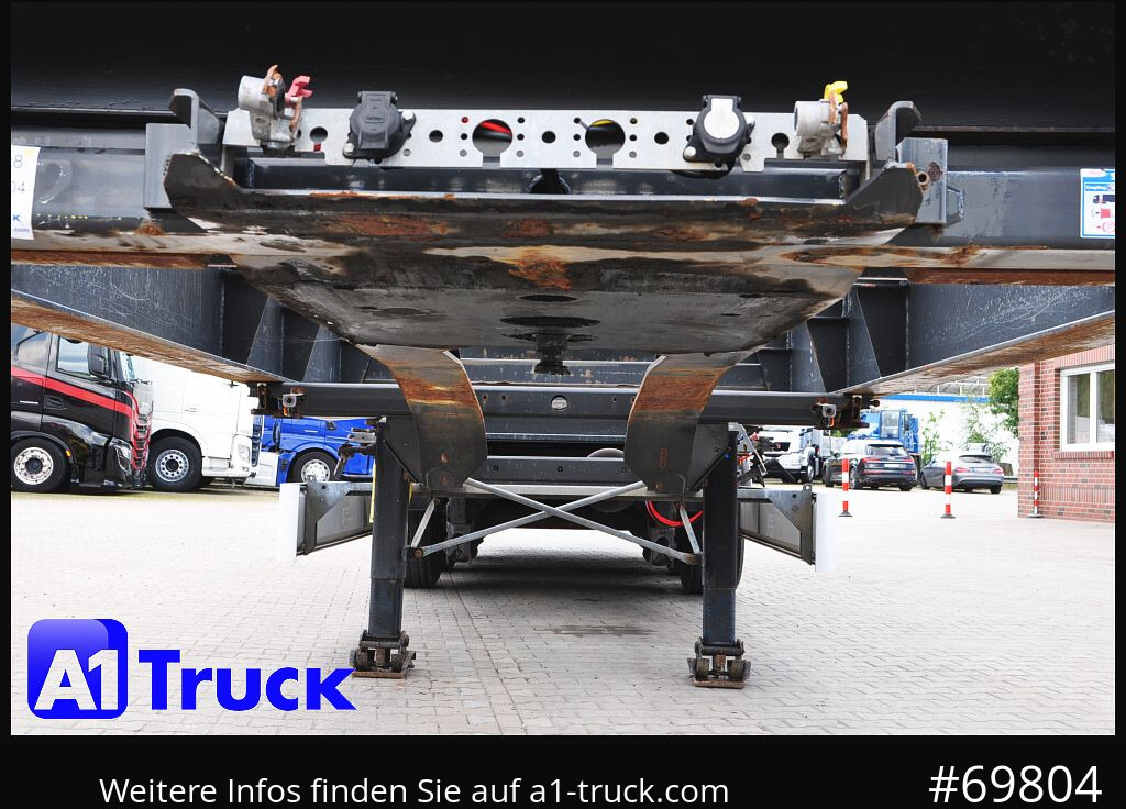 Timber semi-trailer FLIEGL SDS01, Langholz, Containeraufbau, Liftachse,: picture 6