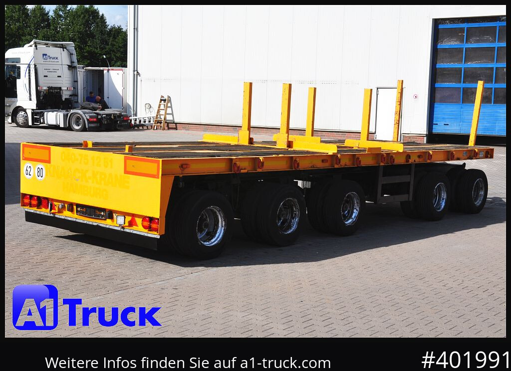 GOLDHOFER 5 achs Ballast, Lenkachse, 50to., Schwerlast, - Dropside/ Flatbed trailer: picture 1 GOLDHOFER 5 achs Ballast, Lenkachse, 50to., Schwerlast, - Dropside/ Flatbed trailer: picture 1