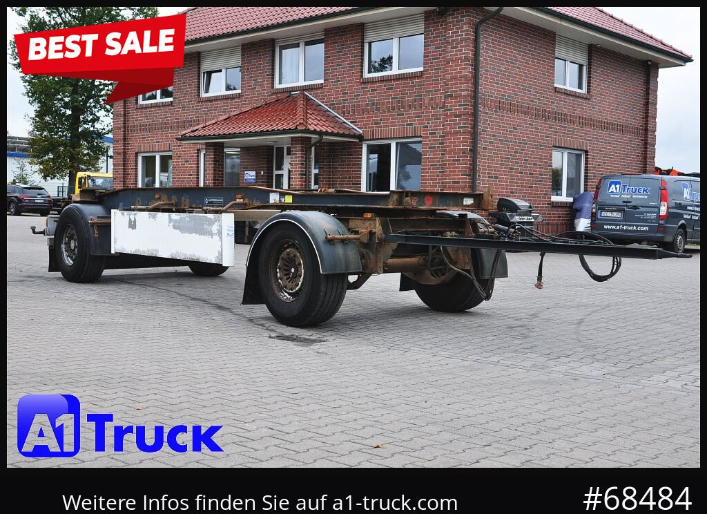 HUEFFERMANN HSA 1870, Abrollanhänger, Schlitten, - Roll-off/ Skip trailer: picture 1 HUEFFERMANN HSA 1870, Abrollanhänger, Schlitten, - Roll-off/ Skip trailer: picture 1