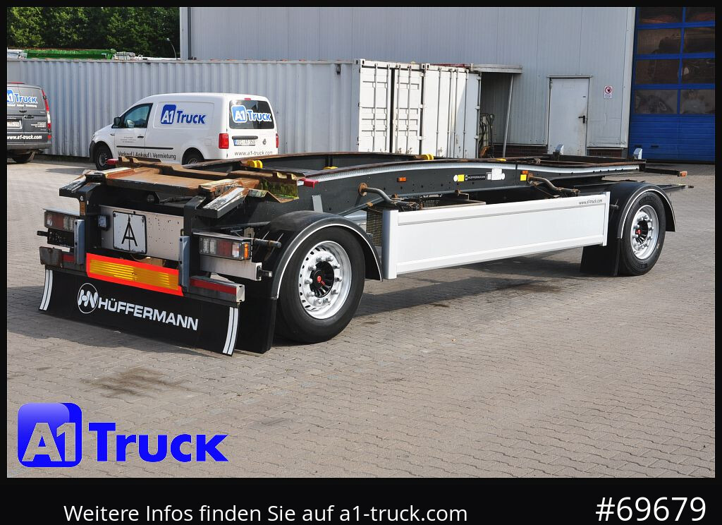Roll-off/ Skip trailer HUEFFERMANN HSA 1870 Luft, SAF, Scheibenbremse: picture 9