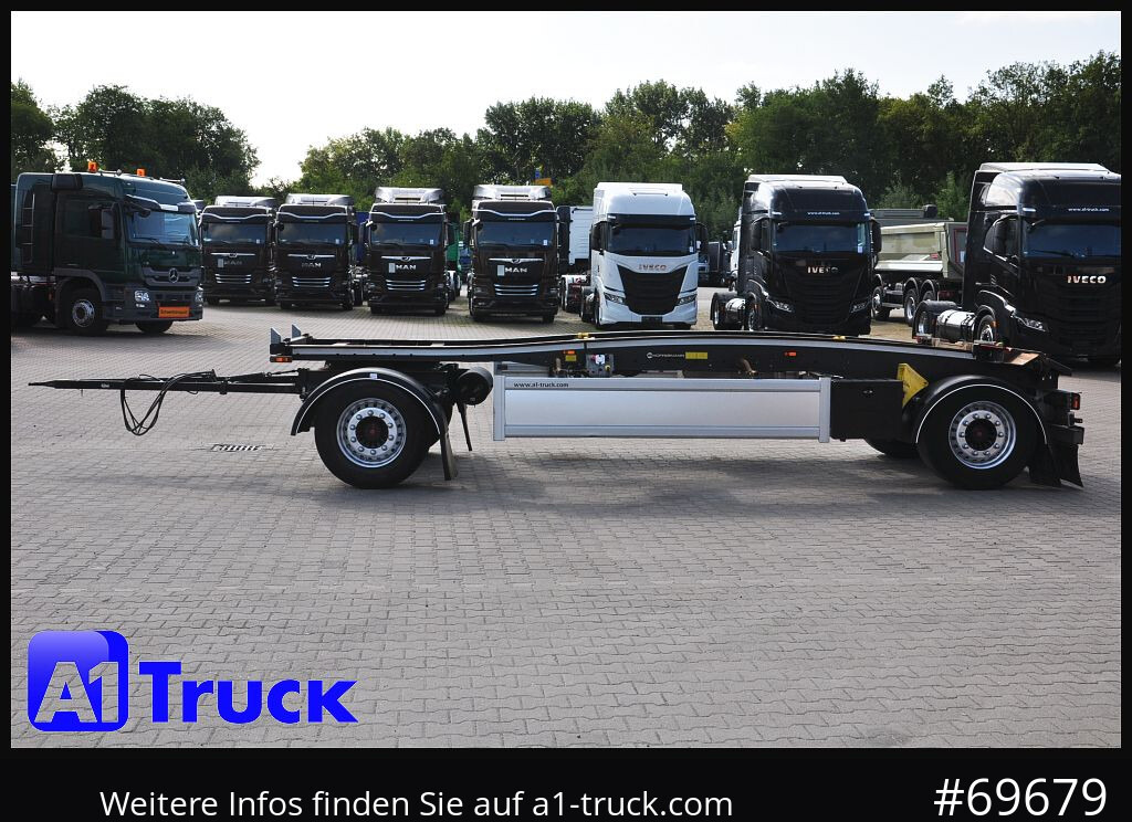 Roll-off/ Skip trailer HUEFFERMANN HSA 1870 Luft, SAF, Scheibenbremse: picture 7
