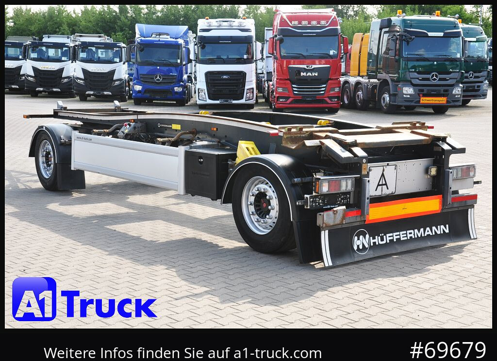 Roll-off/ Skip trailer HUEFFERMANN HSA 1870 Luft, SAF, Scheibenbremse: picture 11