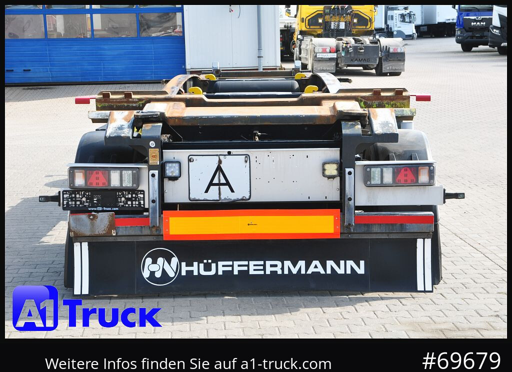 Roll-off/ Skip trailer HUEFFERMANN HSA 1870 Luft, SAF, Scheibenbremse: picture 10