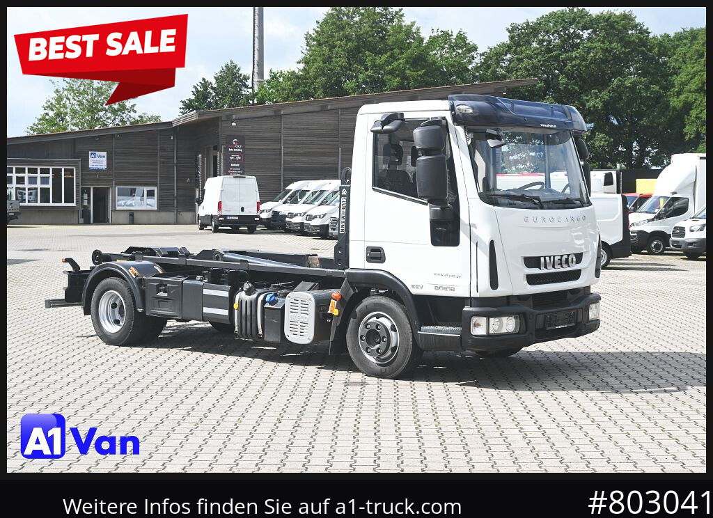 IVECO Eurocargo ML 80E18/ Abroller,Ellermann - Hook lift truck: picture 1 IVECO Eurocargo ML 80E18/ Abroller,Ellermann - Hook lift truck: picture 1
