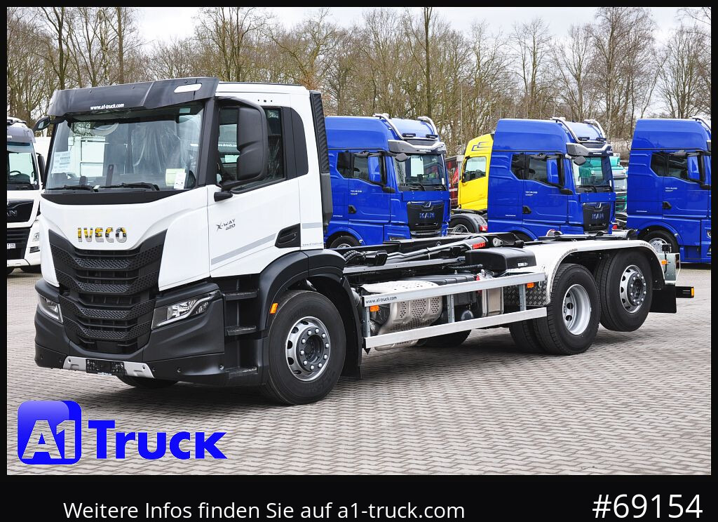 New Hook lift truck IVECO X-Way AD280X42, HIAB Multilift, Lenk- Liftachse,: picture 13