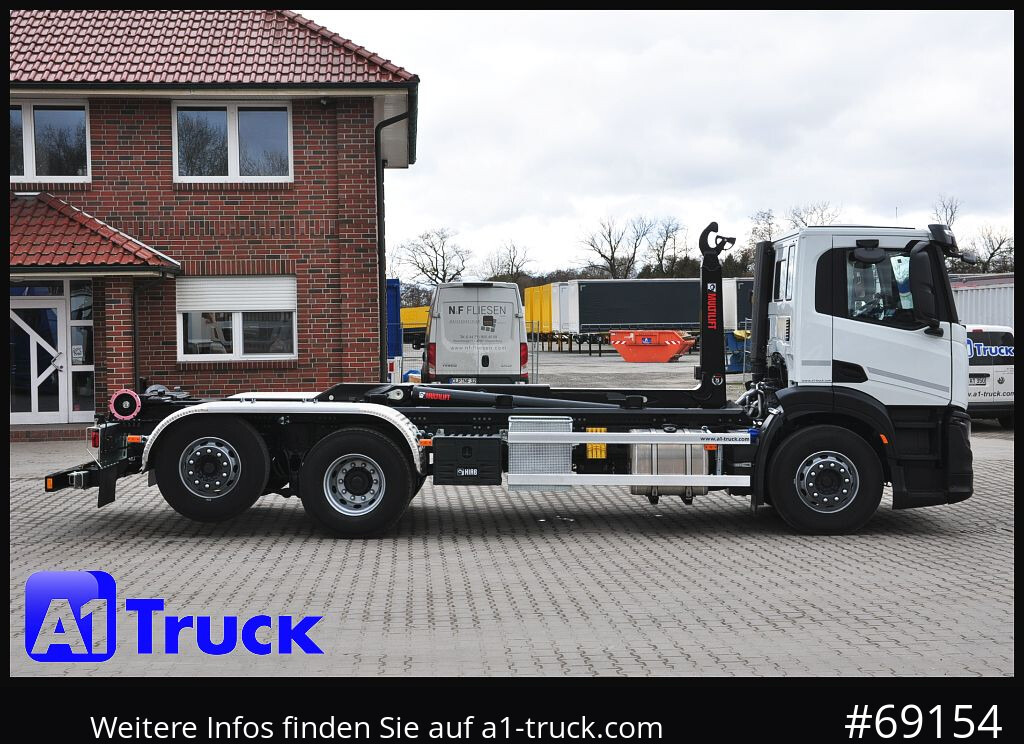 New Hook lift truck IVECO X-Way AD280X42, HIAB Multilift, Lenk- Liftachse,: picture 8