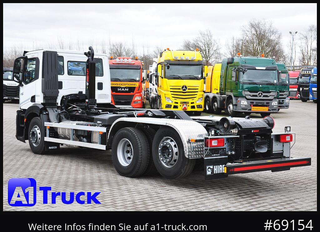 New Hook lift truck IVECO X-Way AD280X42, HIAB Multilift, Lenk- Liftachse,: picture 11
