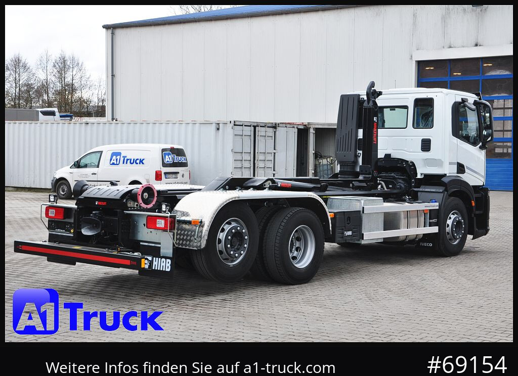 New Hook lift truck IVECO X-Way AD280X42, HIAB Multilift, Lenk- Liftachse,: picture 9