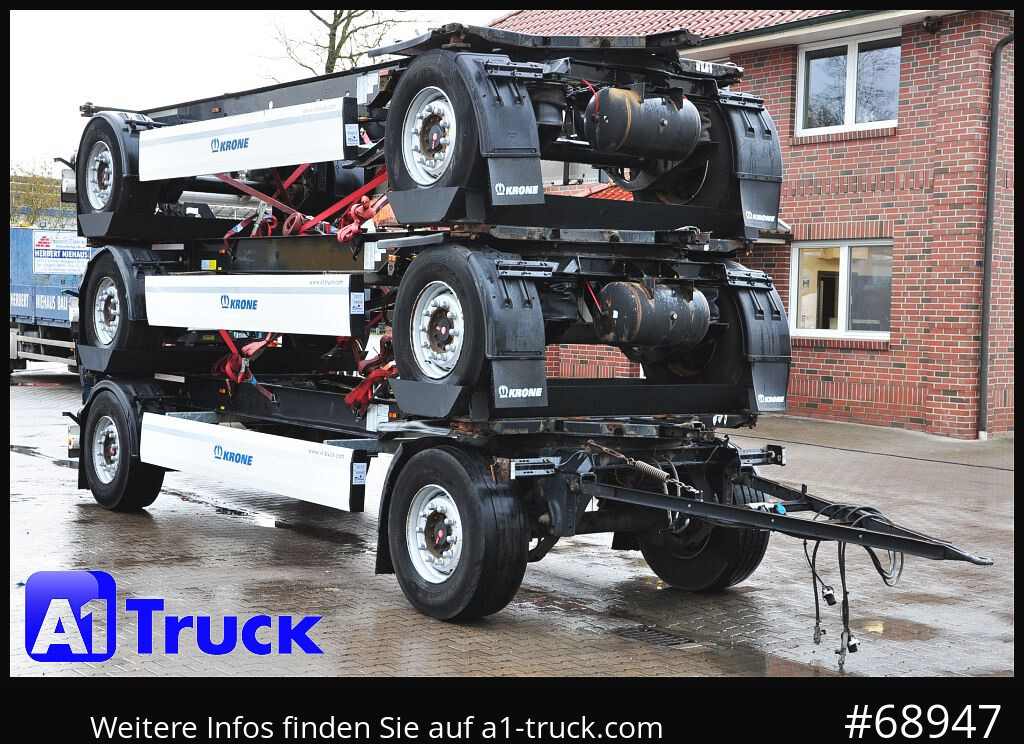 KRONE 3 er Paket Standard BDF, Bj 2017 SAF Achse - Container transporter/ Swap body trailer: picture 1 KRONE 3 er Paket Standard BDF, Bj 2017 SAF Achse - Container transporter/ Swap body trailer: picture 1