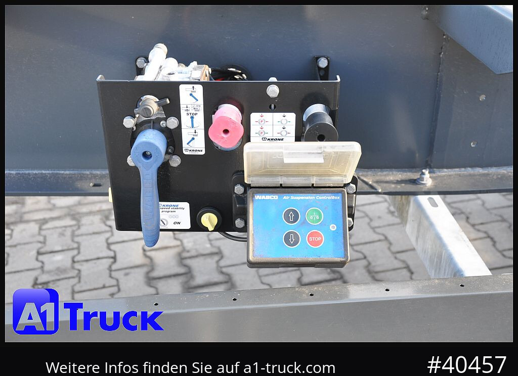 KRONE Container Chassi lang, 2 x 7,45 Wechselbrücken, wenig genutzt.. - Container transporter/ Swap body semi-trailer: picture 2 KRONE Container Chassi lang, 2 x 7,45 Wechselbrücken, wenig genutzt.. - Container transporter/ Swap body semi-trailer: picture 2