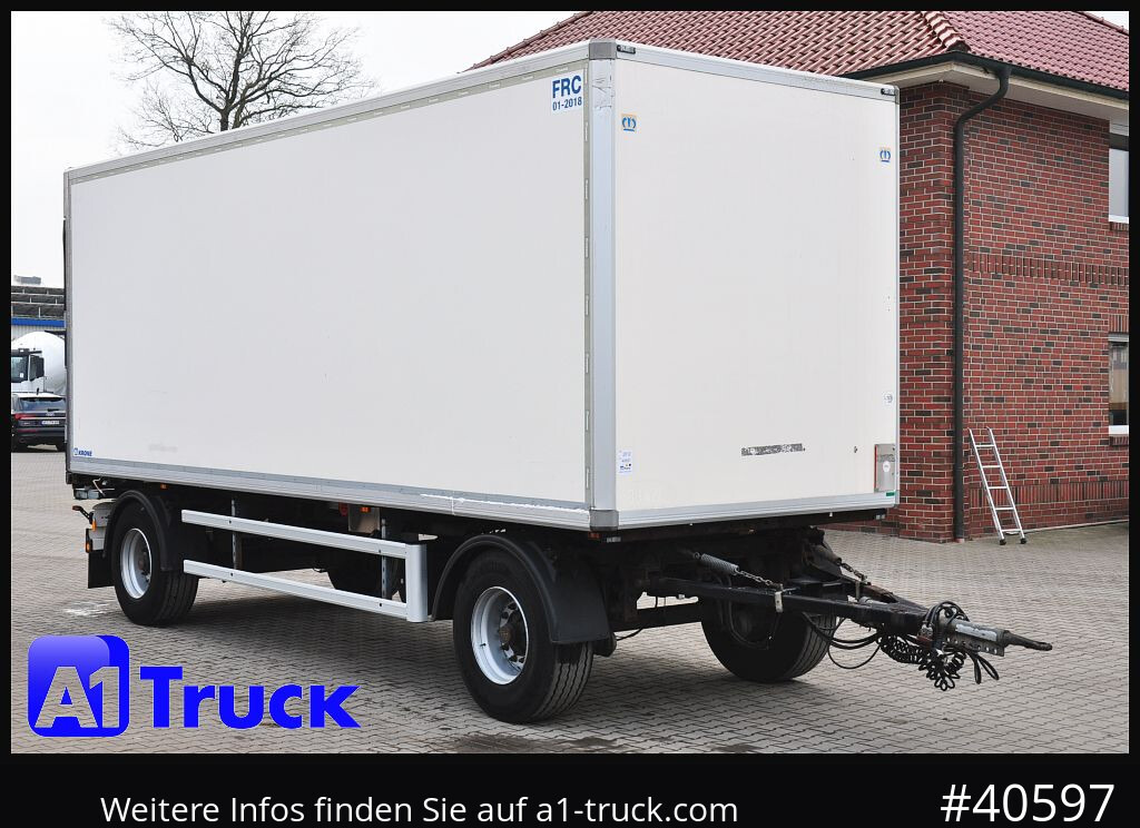 KRONE Koffer ISO, stark isoliert ehemaliger Kühlkoffer, Aluboden - Closed box trailer: picture 1 KRONE Koffer ISO, stark isoliert ehemaliger Kühlkoffer, Aluboden - Closed box trailer: picture 1