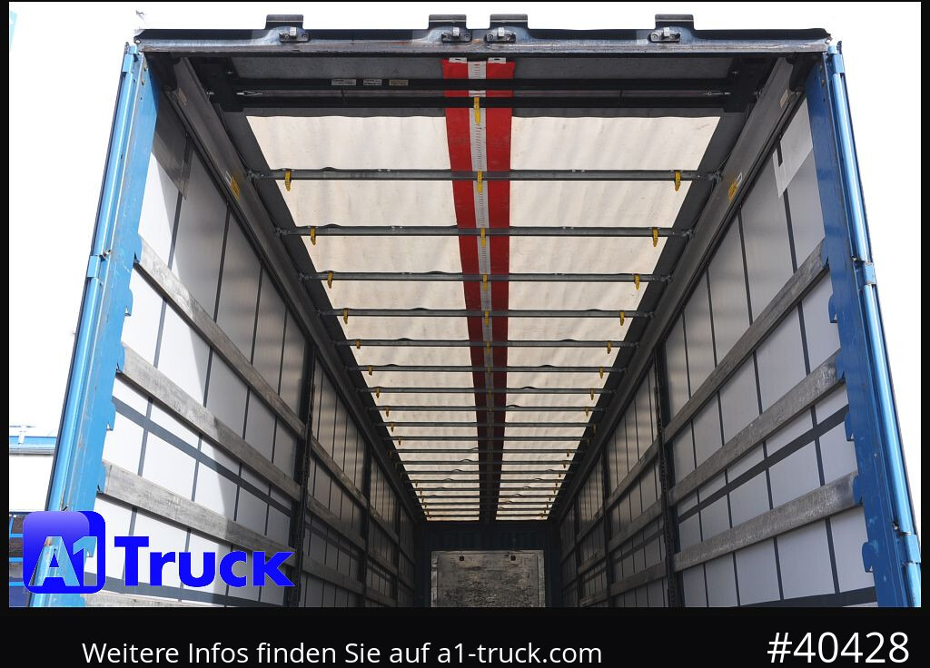 KRONE SD 27, Papier, Staplerhalterung, Bordwand, Lenkachse - Curtainsider semi-trailer: picture 4 KRONE SD 27, Papier, Staplerhalterung, Bordwand, Lenkachse - Curtainsider semi-trailer: picture 4