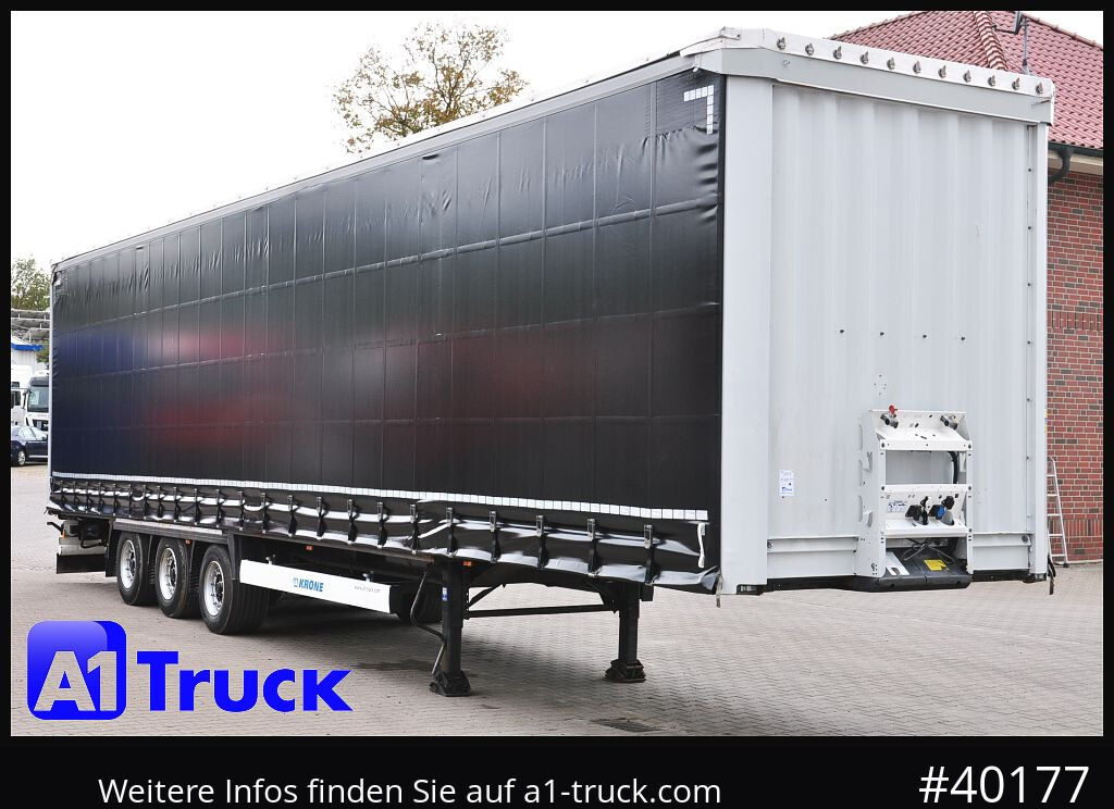 KRONE SD, Mega, neue Plane, Code XL, 1 Vorbesitzer - Curtainsider semi-trailer: picture 1 KRONE SD, Mega, neue Plane, Code XL, 1 Vorbesitzer - Curtainsider semi-trailer: picture 1