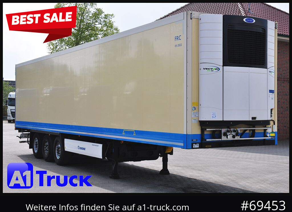 KRONE SDR 27 Carrier 1950 Mt. Doppelstock Lift, - Refrigerator semi-trailer: picture 1 KRONE SDR 27 Carrier 1950 Mt. Doppelstock Lift, - Refrigerator semi-trailer: picture 1