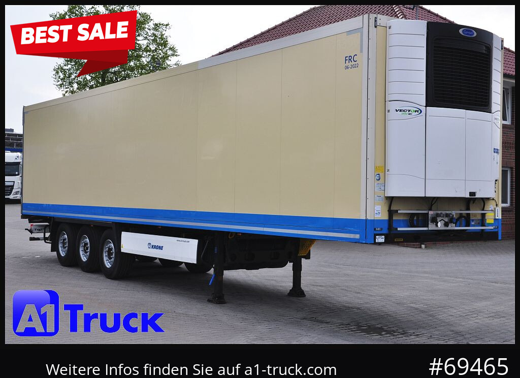KRONE SDR 27 Carrier 1950 Mt. Doppelstock Lift, - Refrigerator semi-trailer: picture 1 KRONE SDR 27 Carrier 1950 Mt. Doppelstock Lift, - Refrigerator semi-trailer: picture 1