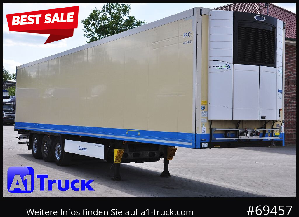 KRONE SDR 27 Carrier 1950 Mt. Doppelstock Lift, - Refrigerator semi-trailer: picture 1 KRONE SDR 27 Carrier 1950 Mt. Doppelstock Lift, - Refrigerator semi-trailer: picture 1