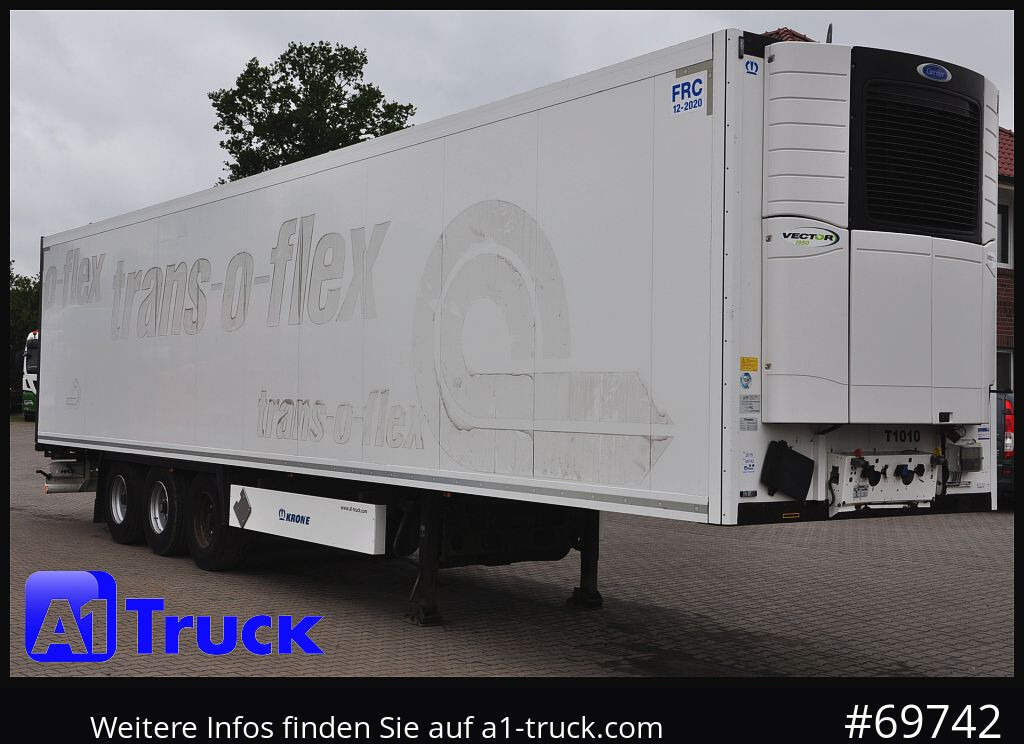 KRONE SDR 27 Carrier 1950, Rolltor, 1 Vorbesitzer - Refrigerator semi-trailer: picture 1 KRONE SDR 27 Carrier 1950, Rolltor, 1 Vorbesitzer - Refrigerator semi-trailer: picture 1