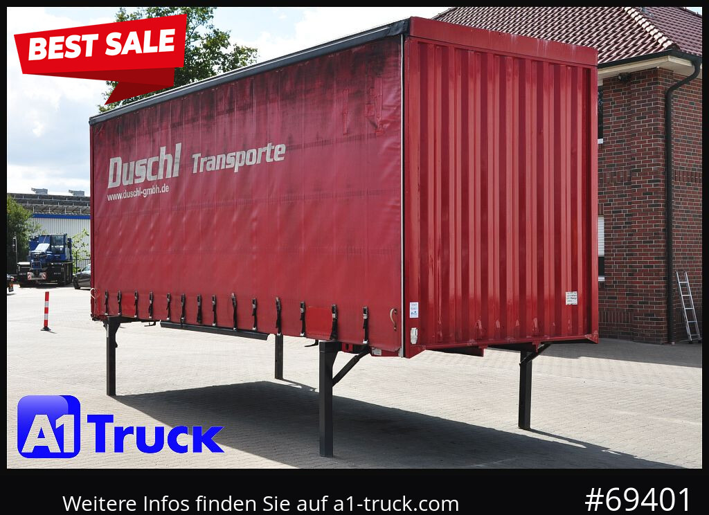 KRONE Wechselbrücke Jumbo BDF 7,82 - Curtainside swap body: picture 1 KRONE Wechselbrücke Jumbo BDF 7,82 - Curtainside swap body: picture 1