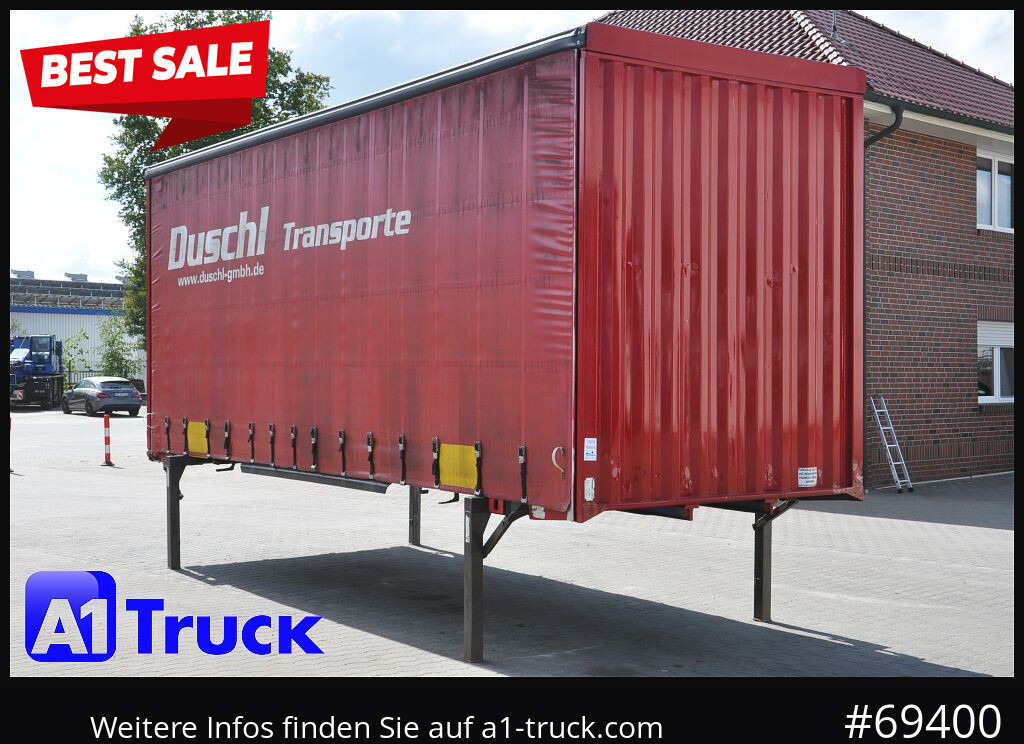 KRONE Wechselbrücke Jumbo BDF 7,82 - Curtainside swap body: picture 1 KRONE Wechselbrücke Jumbo BDF 7,82 - Curtainside swap body: picture 1
