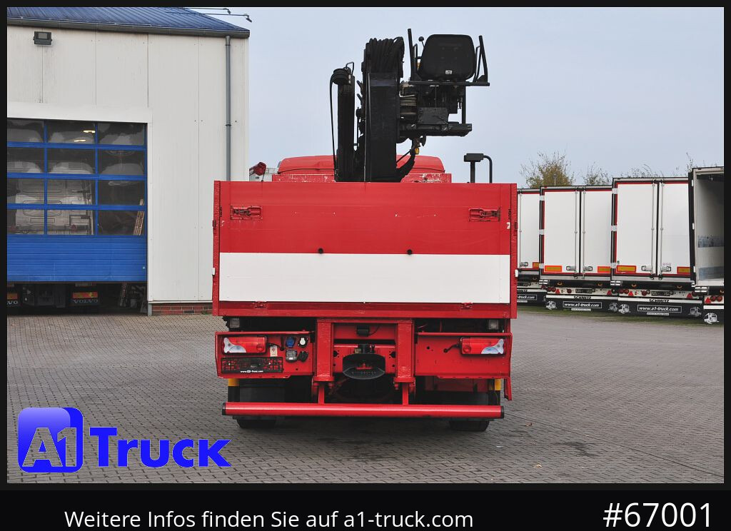 Crane truck, Dropside/ Flatbed truck MAN TGX 26.400, Hiab Kran, Lenk-Liftachse,: picture 8