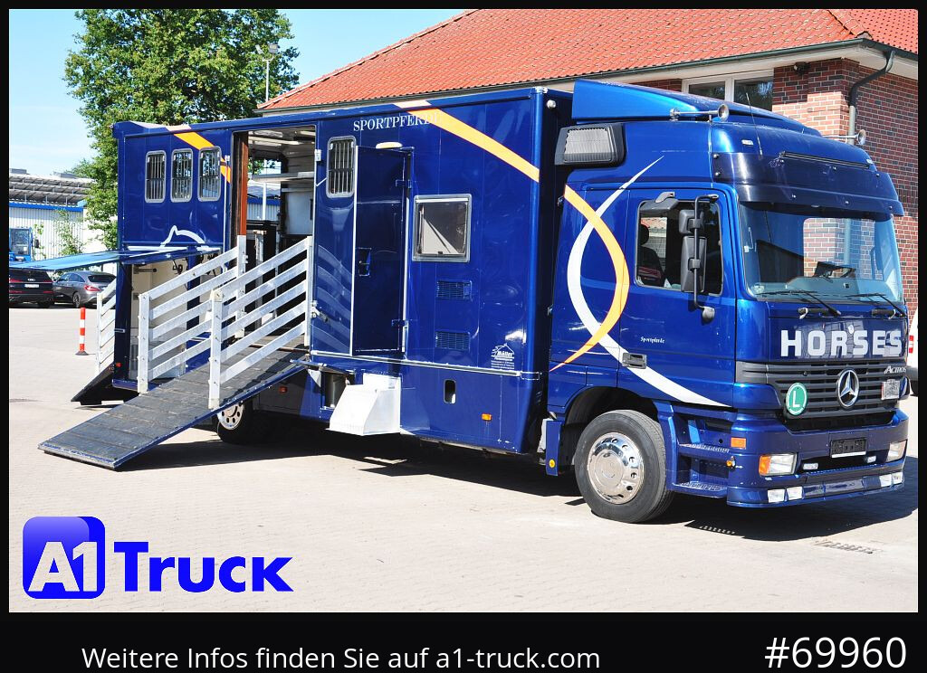 MERCEDES-BENZ 1831 LL 6 Pferde Wohnmobil TV Küche Dusche - Horse truck: picture 1 MERCEDES-BENZ 1831 LL 6 Pferde Wohnmobil TV Küche Dusche - Horse truck: picture 1