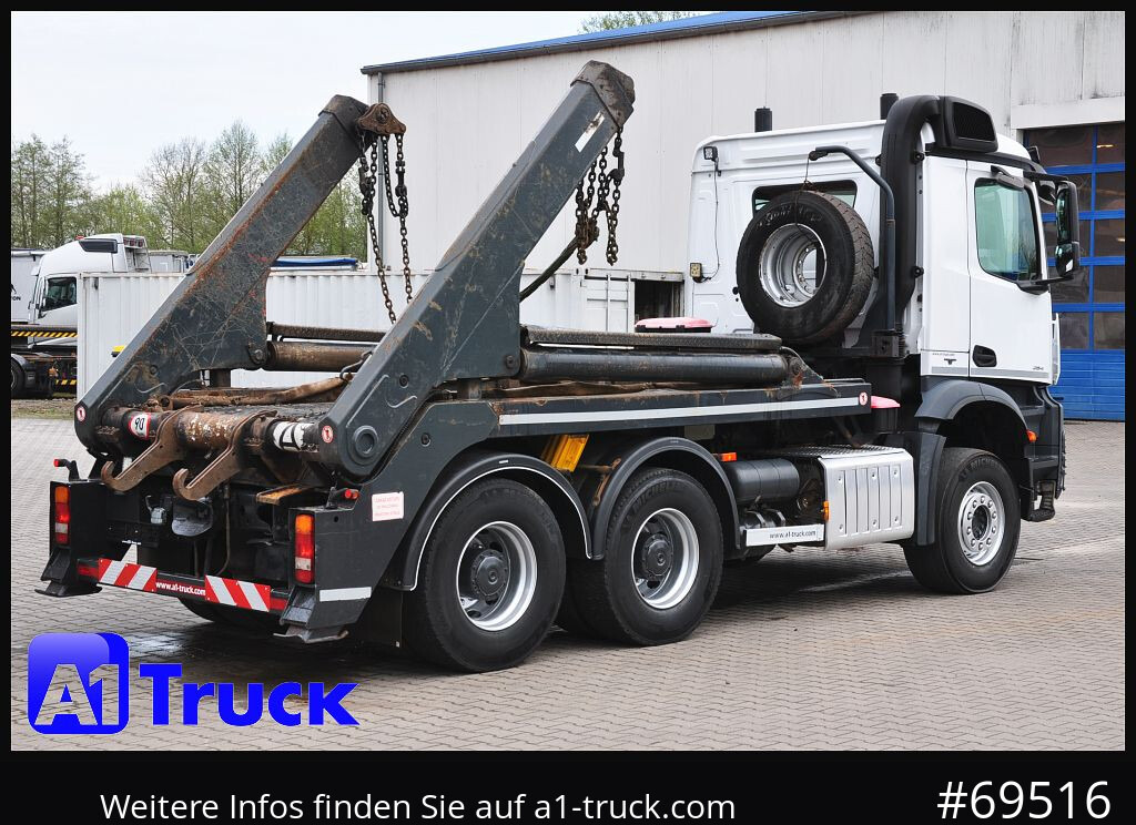 Skip loader truck MERCEDES-BENZ 2645 Arcos 6x4 Klima AHK,: picture 9