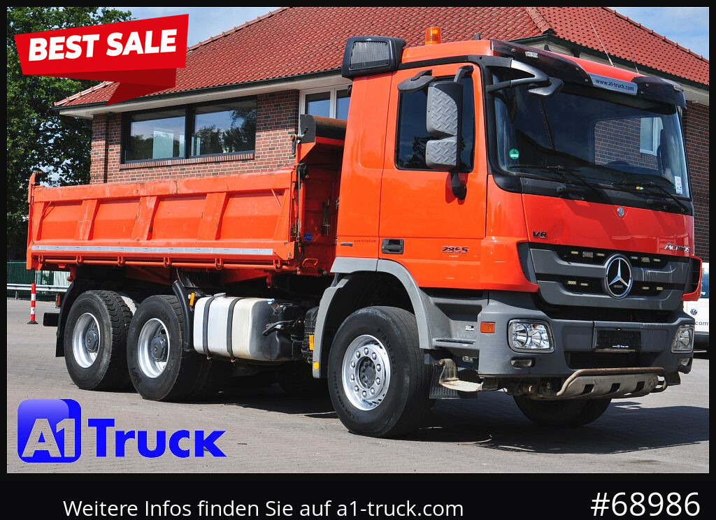 MERCEDES-BENZ Actros 2655 ,V8, 6x4 Meiller Klima , EPS - Tipper: picture 1 MERCEDES-BENZ Actros 2655 ,V8, 6x4 Meiller Klima , EPS - Tipper: picture 1