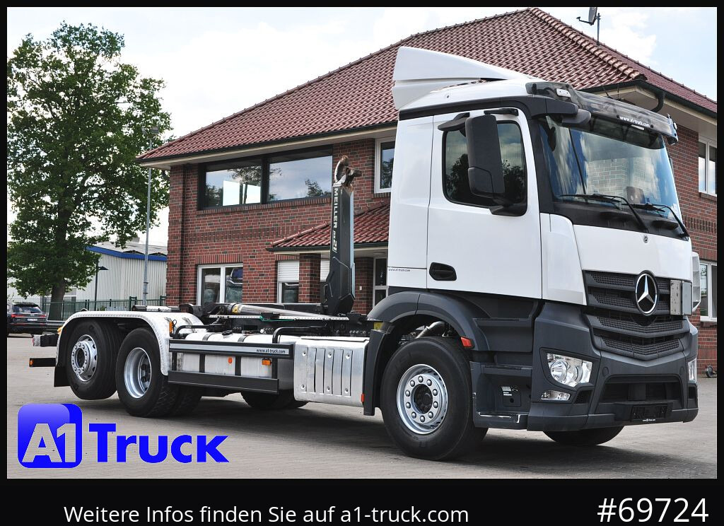 MERCEDES-BENZ Antos 2642, Meiller, Lift-Lenkachse, - Hook lift truck: picture 1 MERCEDES-BENZ Antos 2642, Meiller, Lift-Lenkachse, - Hook lift truck: picture 1