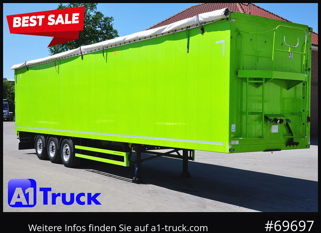 REISCH R24, Schubboden, Walkingfloor, Liftachse, - Walking floor semi-trailer: picture 1 REISCH R24, Schubboden, Walkingfloor, Liftachse, - Walking floor semi-trailer: picture 1