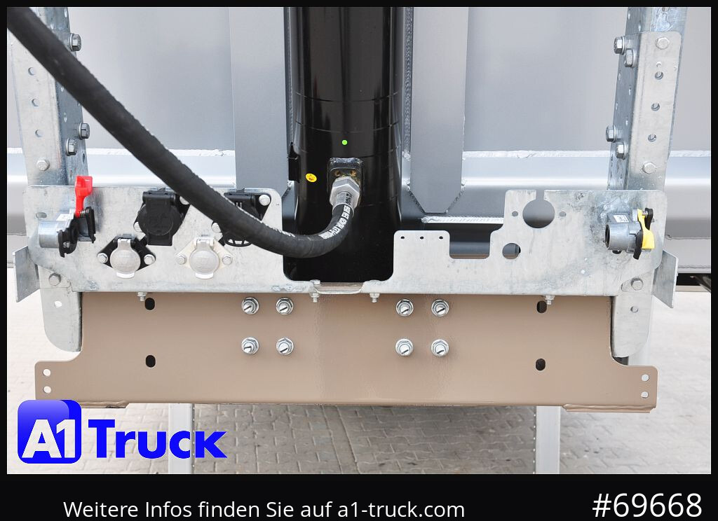 REISCH RHKS, Alu-Kippmulde 50m³, NEU Kombitüren, Alufelgen, Liftachse, - Tipper semi-trailer: picture 4 REISCH RHKS, Alu-Kippmulde 50m³, NEU Kombitüren, Alufelgen, Liftachse, - Tipper semi-trailer: picture 4