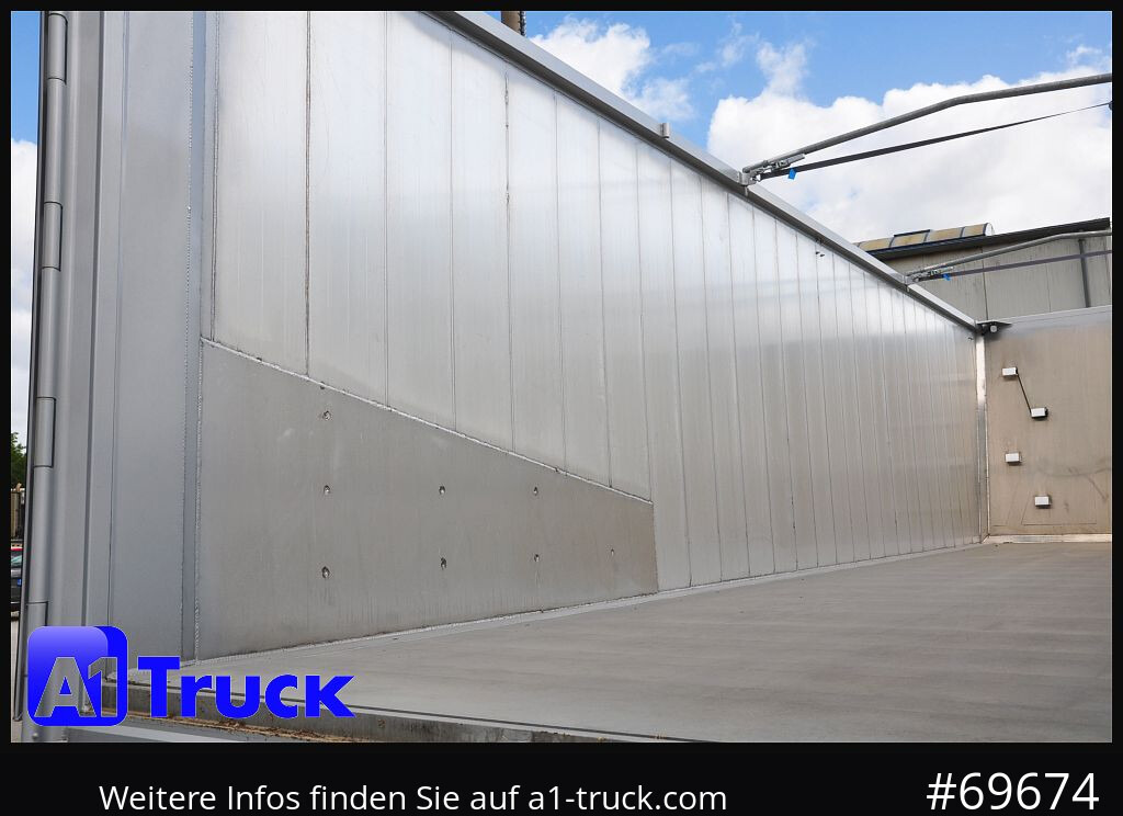 REISCH RHKS, Alu-Kippmulde 54m³, Kombitüren, Alufelgen, Liftachse, - Tipper semi-trailer: picture 2 REISCH RHKS, Alu-Kippmulde 54m³, Kombitüren, Alufelgen, Liftachse, - Tipper semi-trailer: picture 2