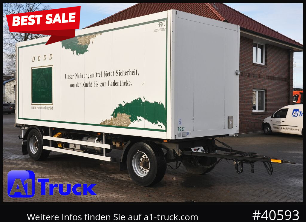 SCHMITZ Achwege & Tönjes, Rohrbahn, Fleisch, verzinkt - Refrigerator trailer: picture 1 SCHMITZ Achwege & Tönjes, Rohrbahn, Fleisch, verzinkt - Refrigerator trailer: picture 1