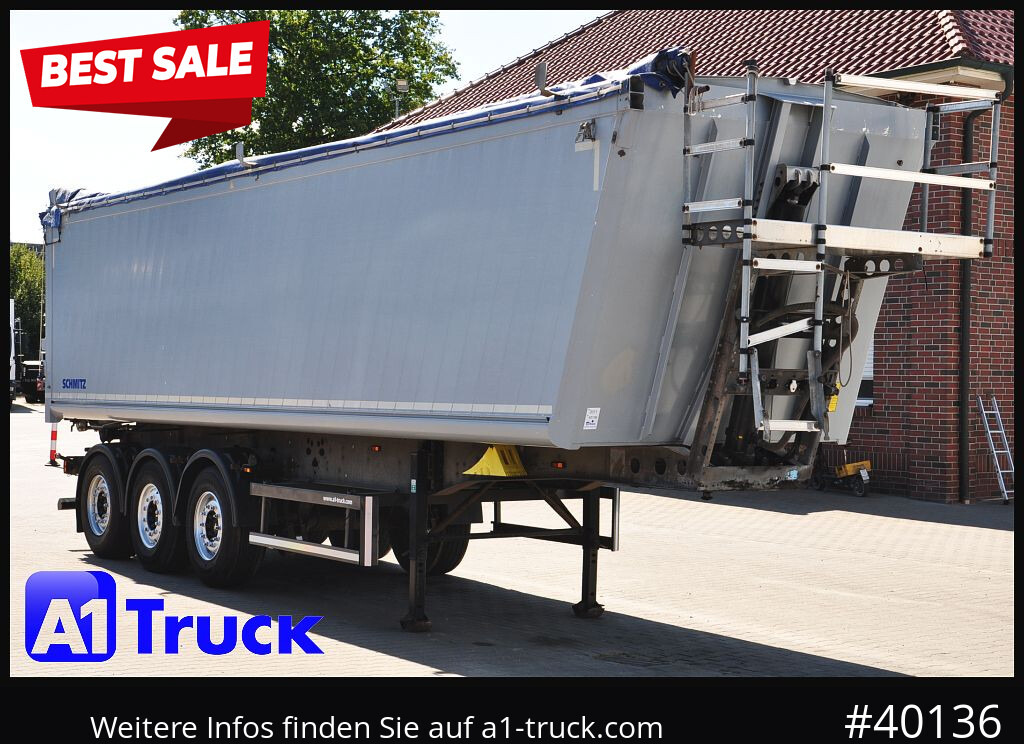 SCHMITZ SKI 24, SL 9.6 Lift, ca. 50m³ - Tipper semi-trailer: picture 1 SCHMITZ SKI 24, SL 9.6 Lift, ca. 50m³ - Tipper semi-trailer: picture 1