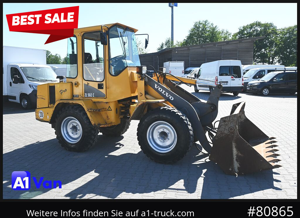 VOLVO Volvo ZL 502-C - Wheel loader: picture 1 VOLVO Volvo ZL 502-C - Wheel loader: picture 1
